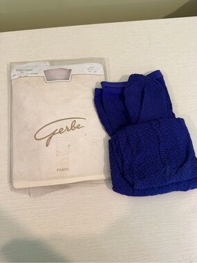 Gerbe Paris vintage textured tights size medium